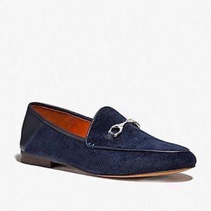 COACH HALEY LOAFER CORDUROY NAVY